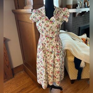 Authentic Vintage Floral Day Dress